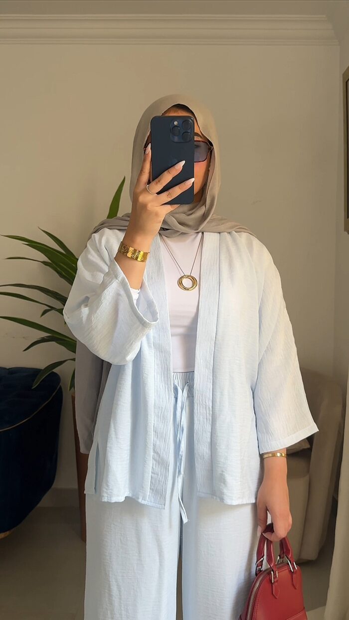 ⁦كيمونو كتان⁩ - الصورة ⁦1⁩