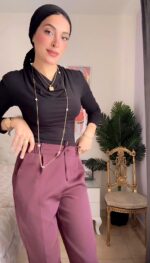 ⁦بنطلون كلاسيك رباط⁩ - الصورة ⁦7⁩