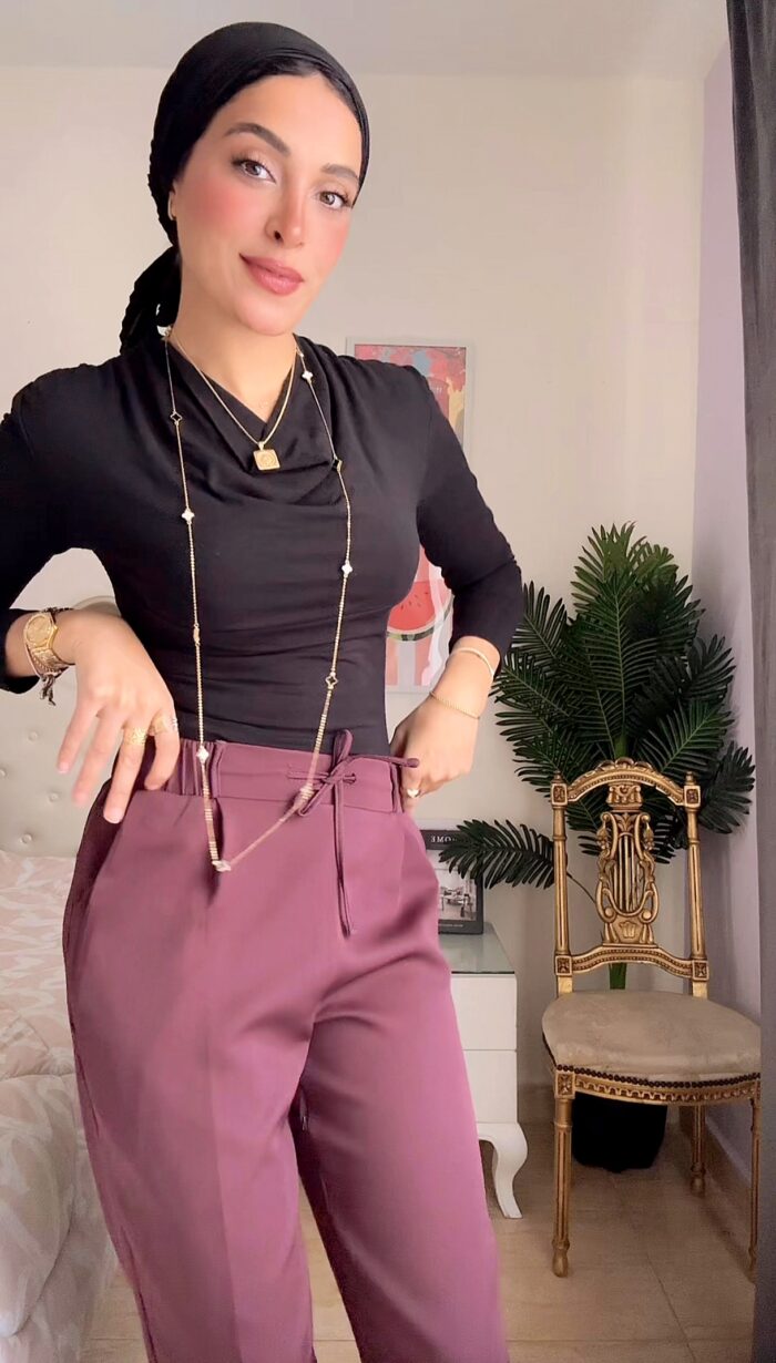 ⁦بنطلون كلاسيك رباط⁩ - الصورة ⁦7⁩