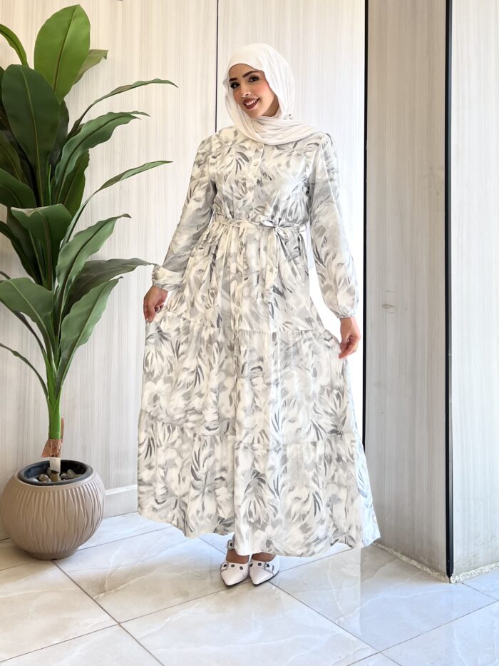 ⁦فستان ادوار مشجر⁩ - الصورة ⁦1⁩