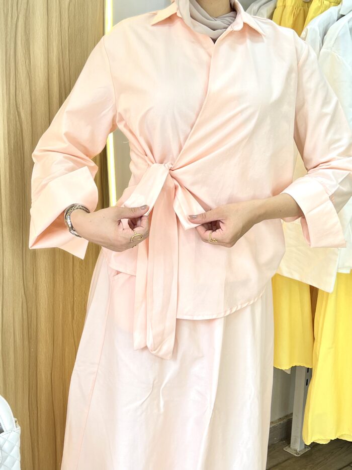 ⁦بلوزة كروازيه قطن⁩ - الصورة ⁦3⁩