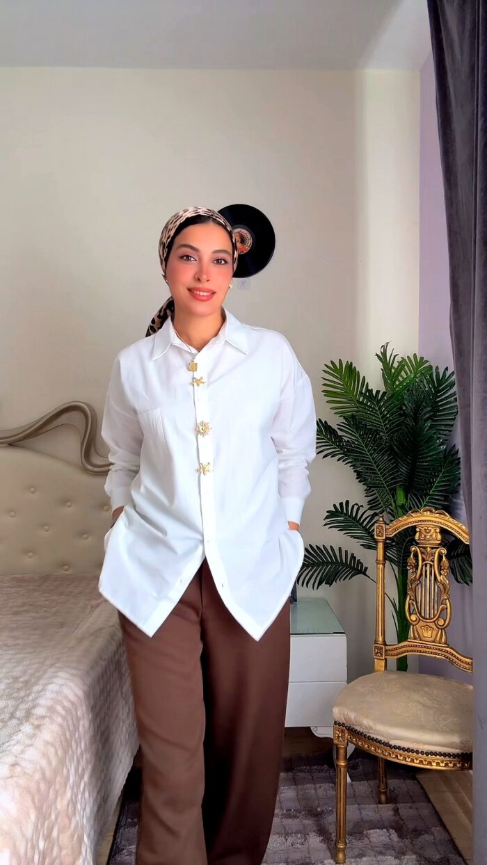 شيميز بوبلين - Image 1