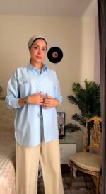 شيميز بوبلين - Image 10