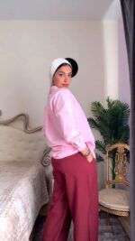 بنطلون كريب رباط - Image 6