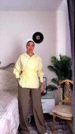 بنطلون كريب رباط - Image 7