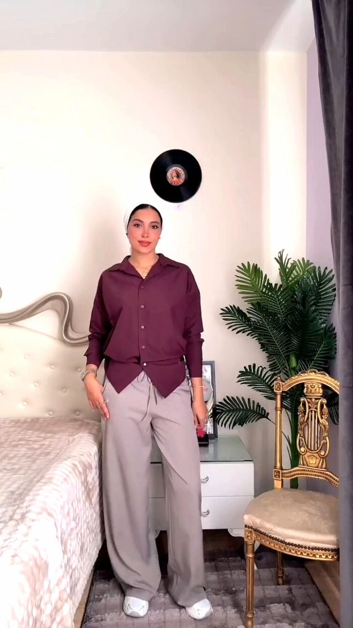 بنطلون كريب رباط - Image 10