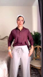 بنطلون كريب رباط - Image 11