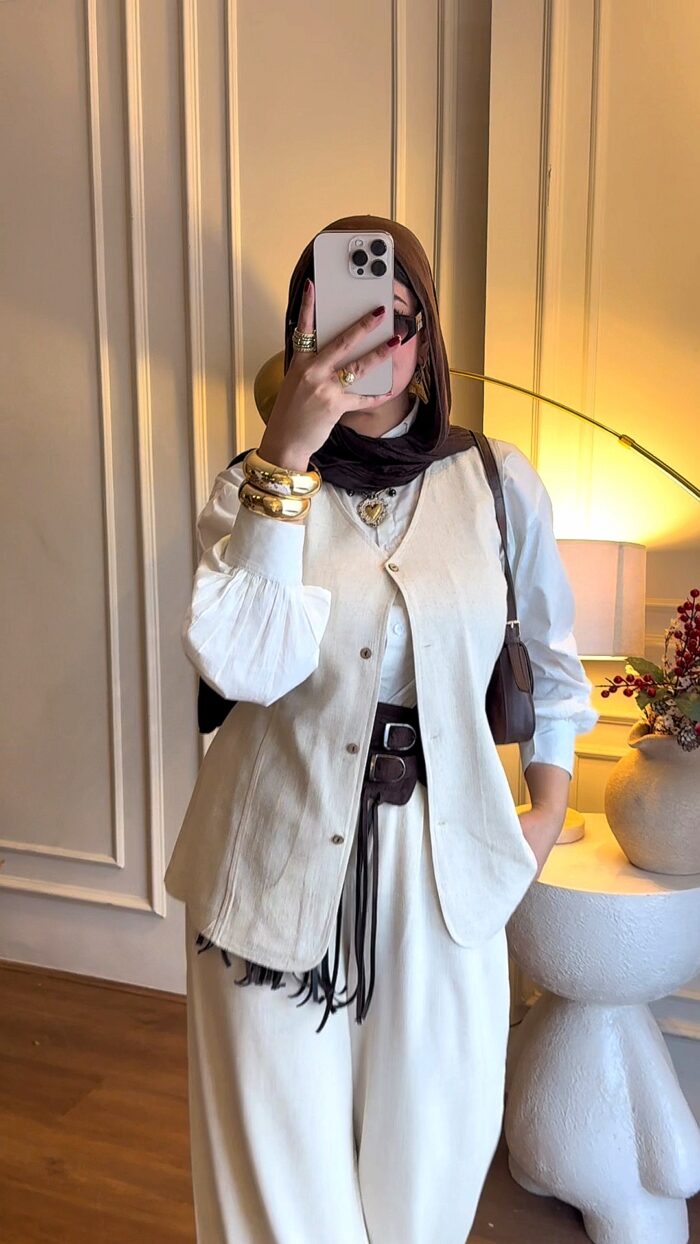 ⁦بنطلون كتان 2 كسره⁩ - الصورة ⁦7⁩